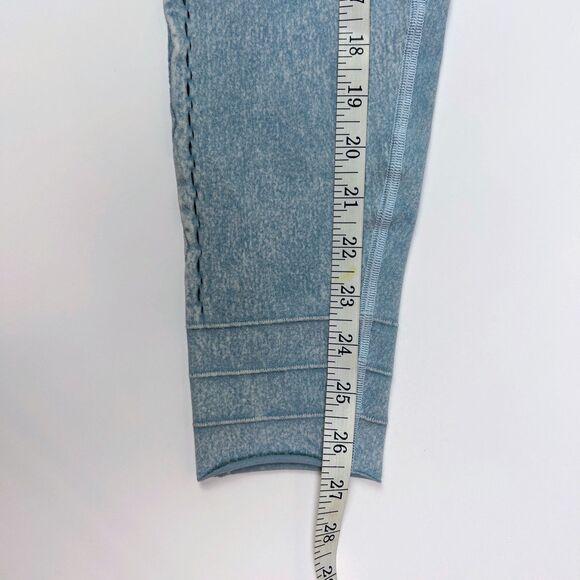 Free People FP Movement Running Through My Mind Blue High Rise Leggings sz L EUC - Picture 12 of 14